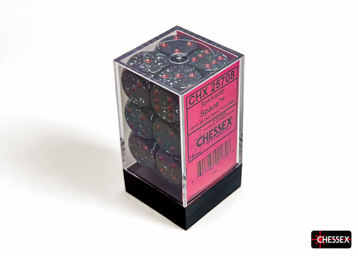 Chessex Speckled: Space 16mm d6 Dice Block (12 dice)