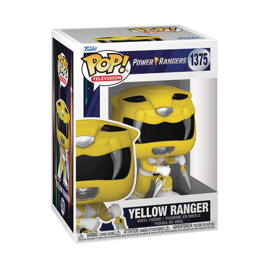 Pop TV Mmpr 30th Yellow Ranger Vinyl Figure