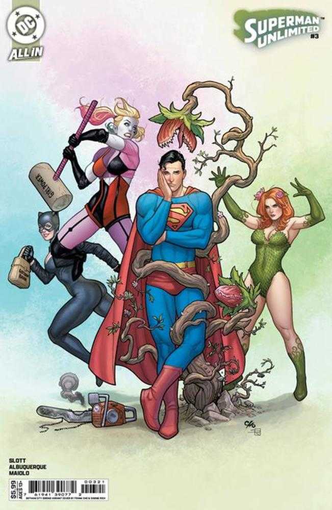 Superman Unlimited #3 (Cover E Frank Cho Gotham City Sirens Card Stock Variant)
