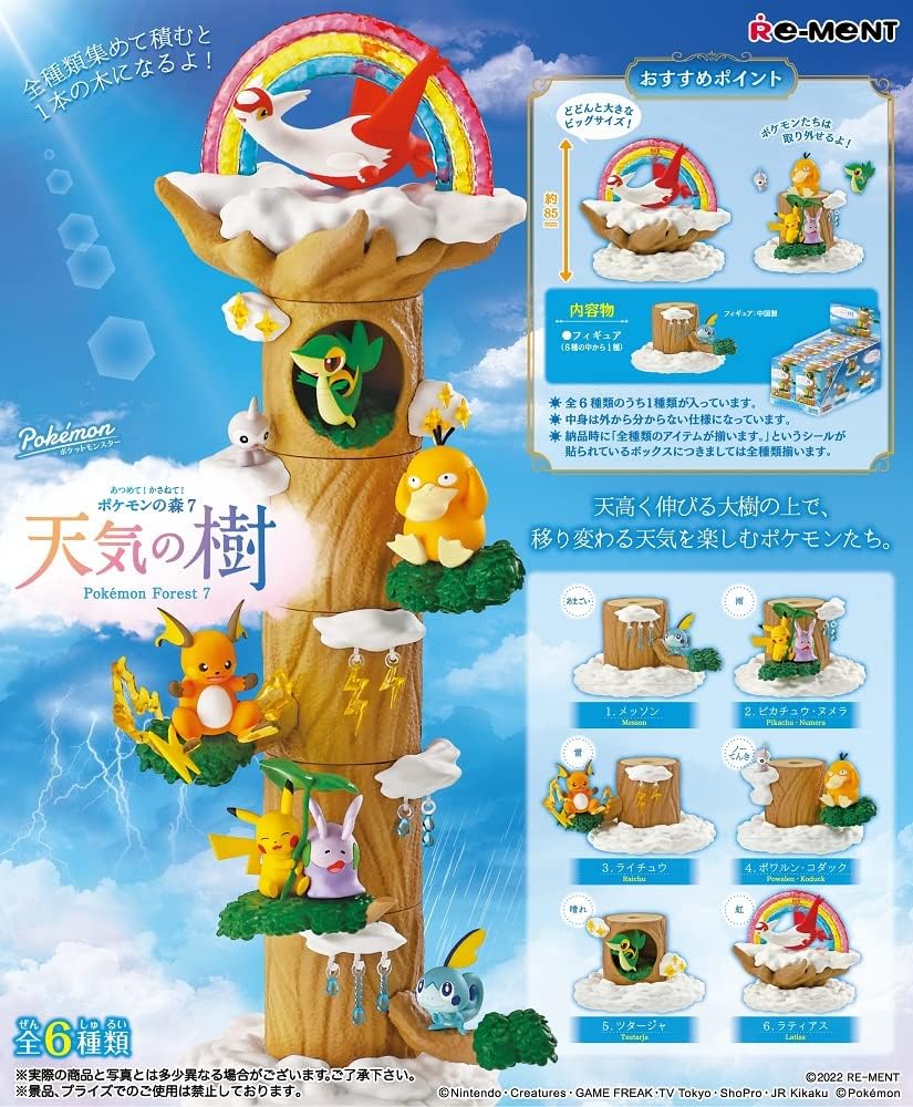 Pokémon Re-Ment Forest 7: Weather Tree Blind Box