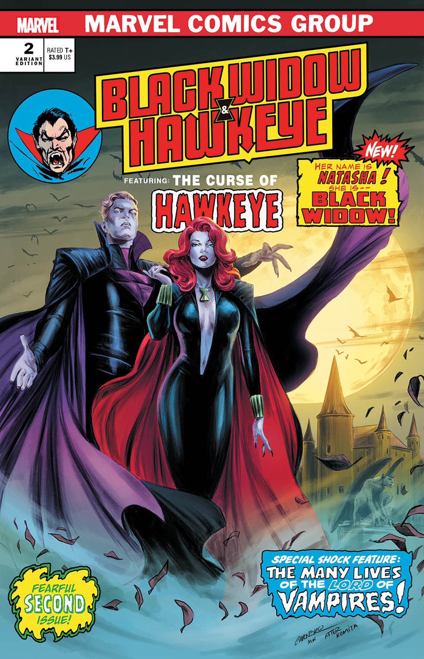 Black Widow & Hawkeye #2 (Carnero Vampire Cover)