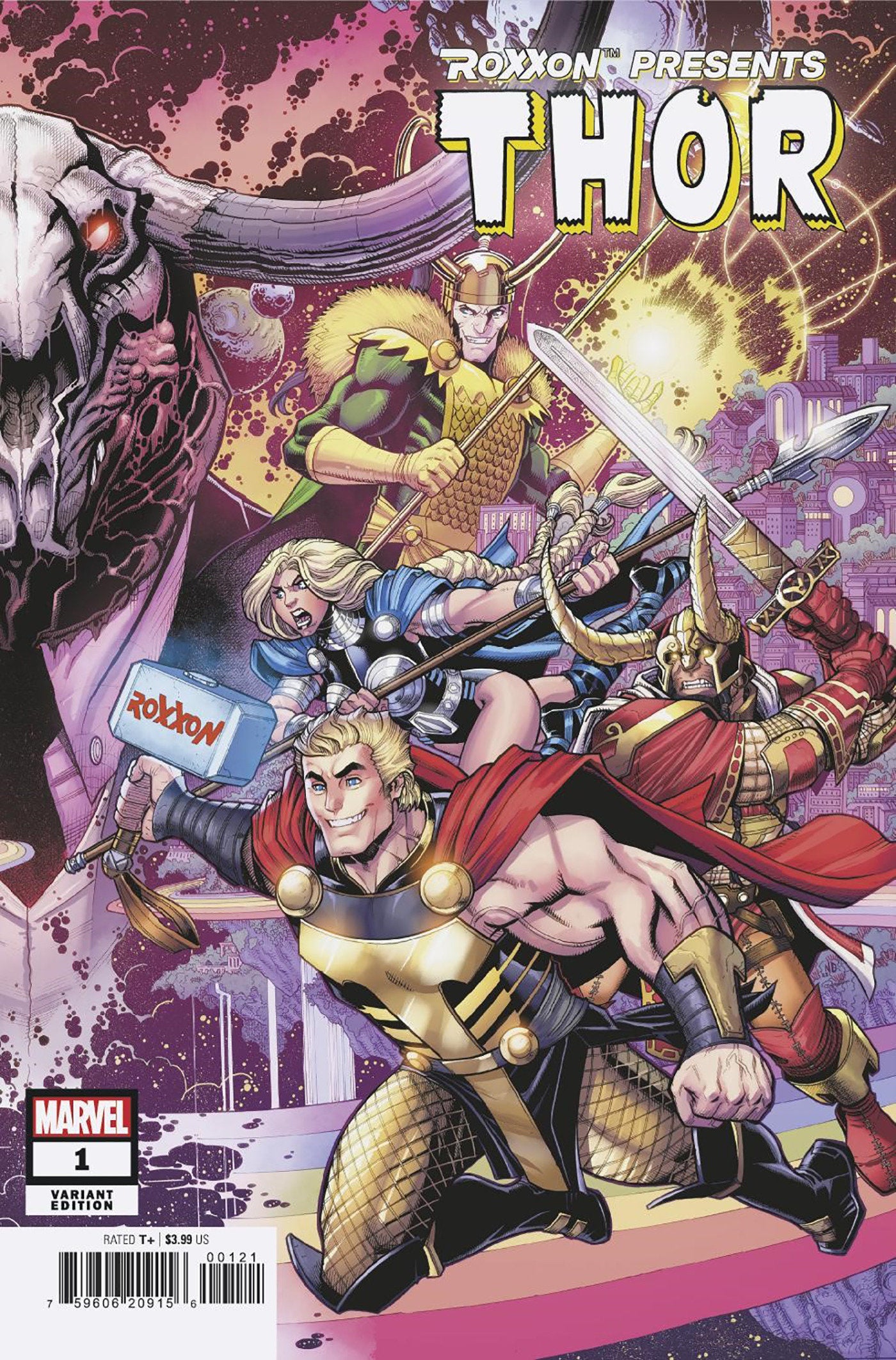 Roxxon Presents: Thor #1 (Bradshaw Connecting Cover)