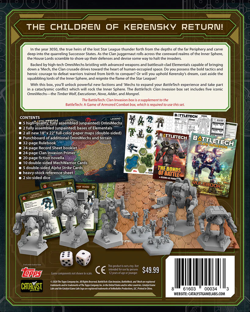 BattleTech: Clan Invasion Box Set