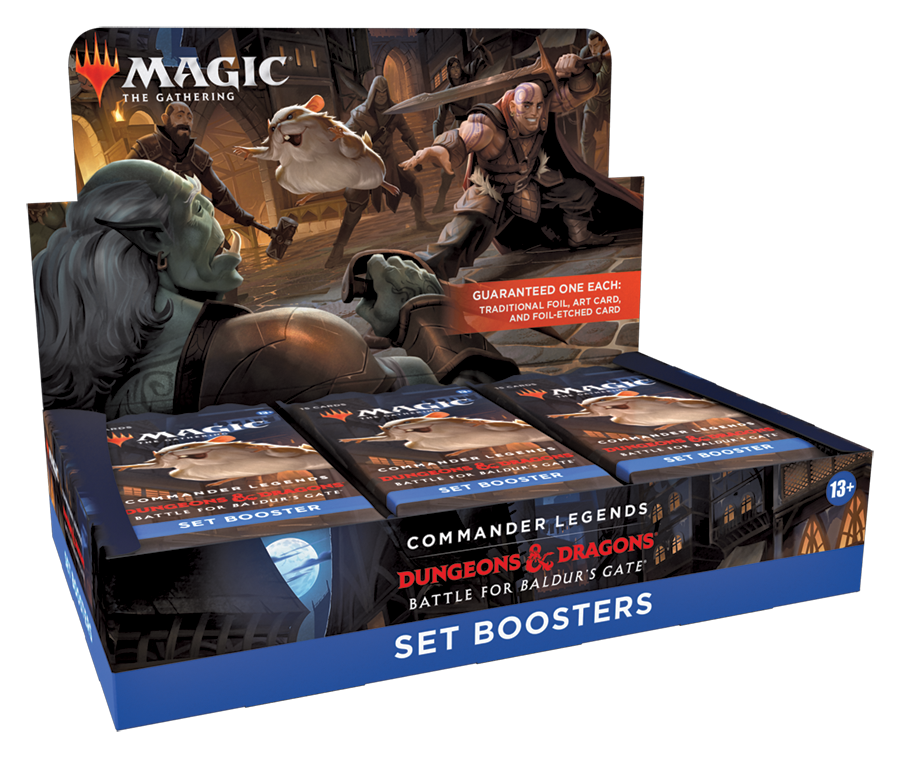 Magic the Gathering CCG: Commander Legends - Battle for Baldur`s Gate Set Booster Display