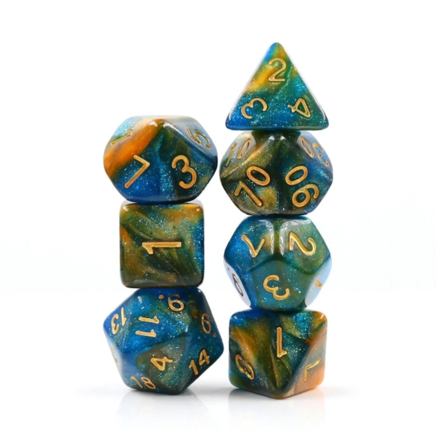 FBG: River at Dusk Polyhedral 7-Dice Set