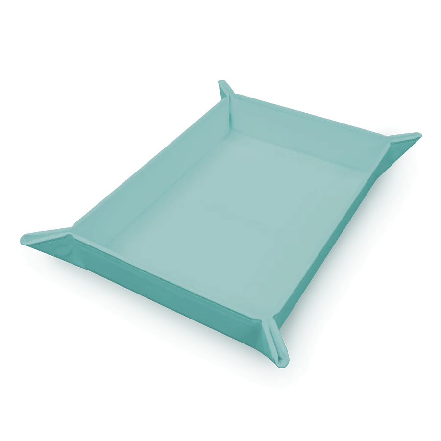 Vivid Magnetic Folding Dice Tray - Light Blue