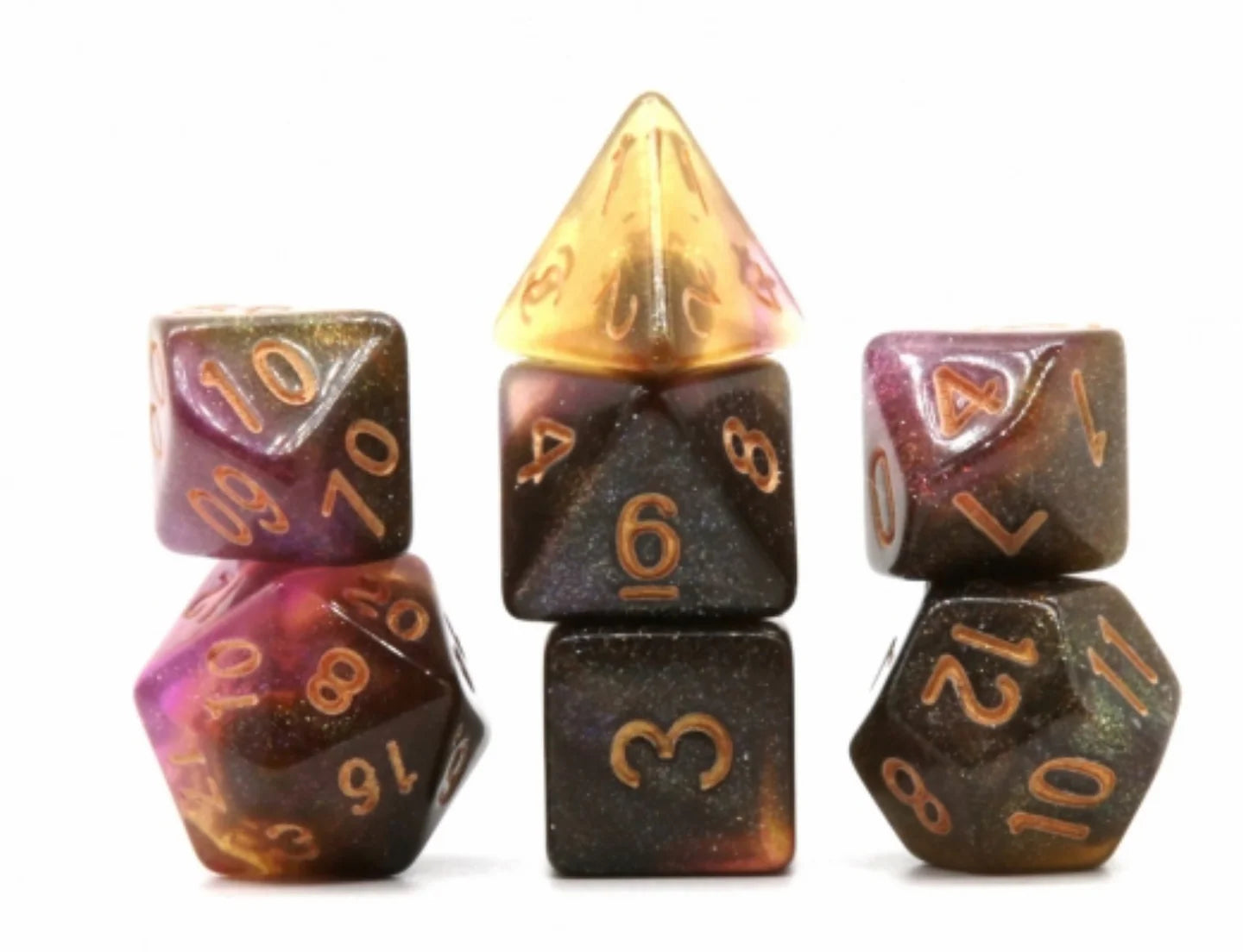 FBG: Unknown Nebula Polyhedral 7-Dice Set