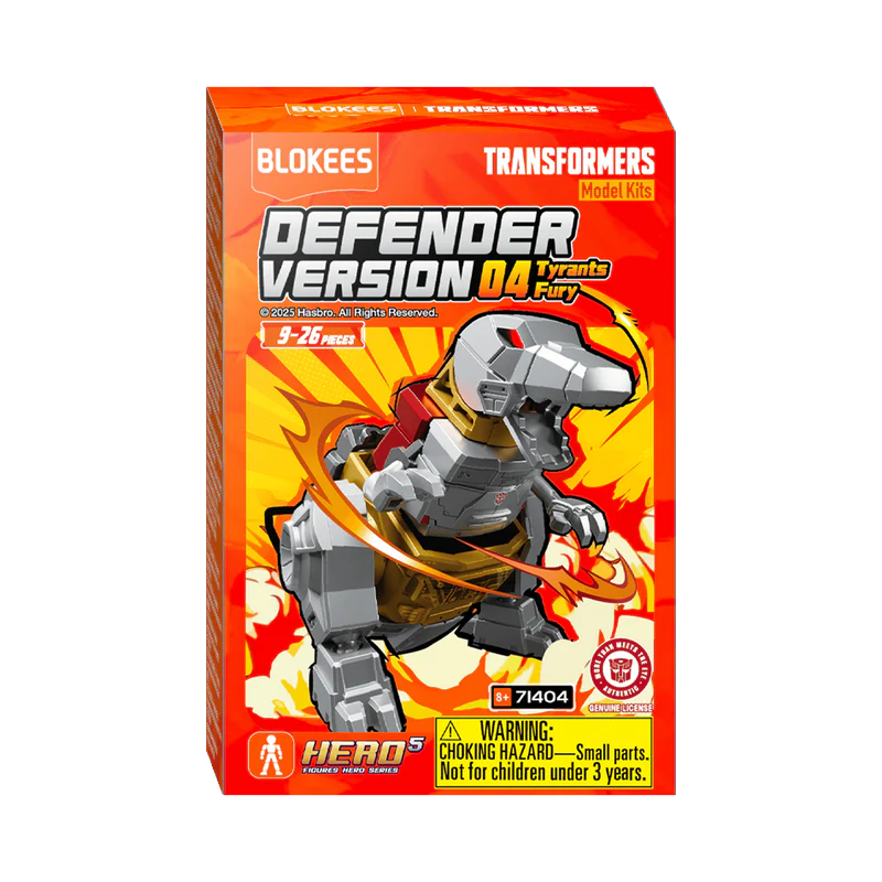 Blokees: Transformers - Defender Version 04: Tyrants Fury Blind Box Pack