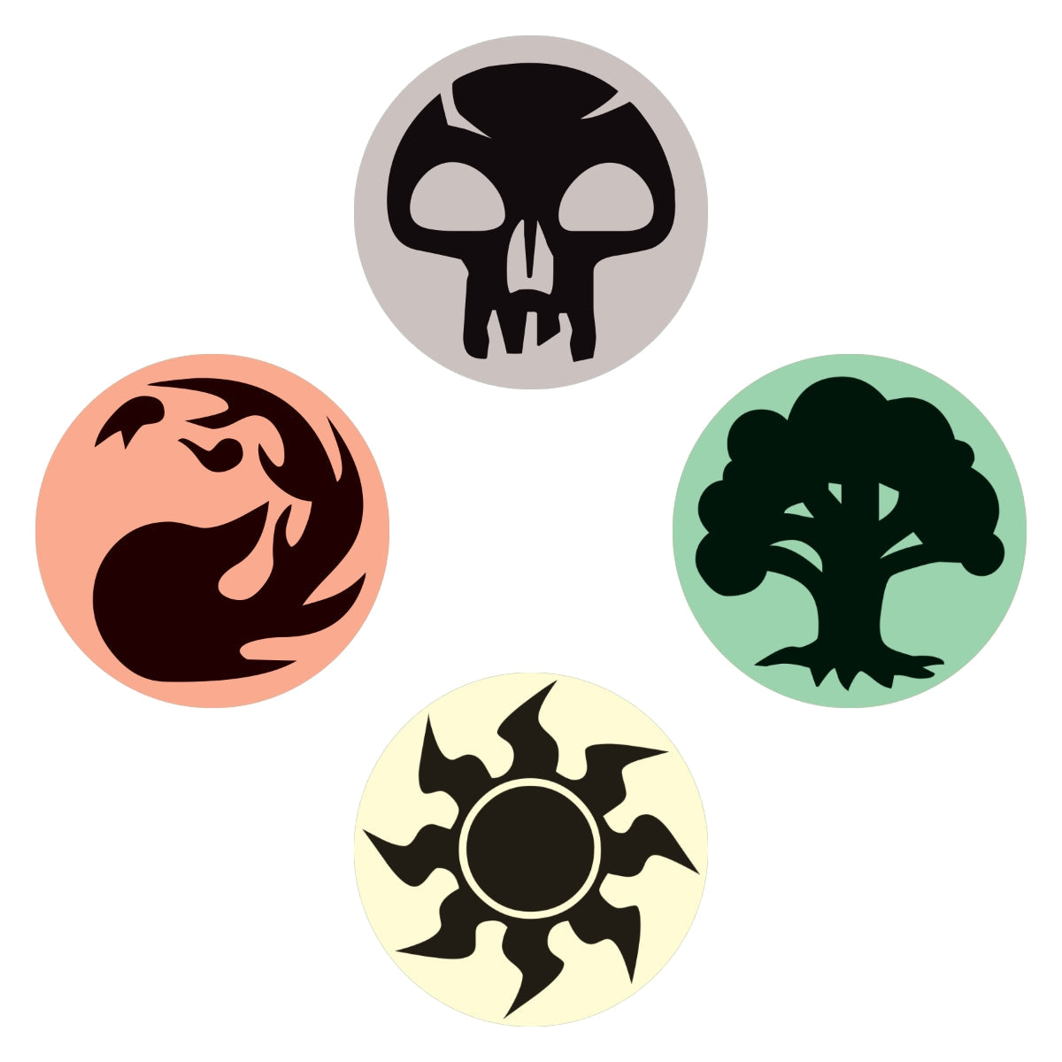 MTG: Black/Red/Green/White