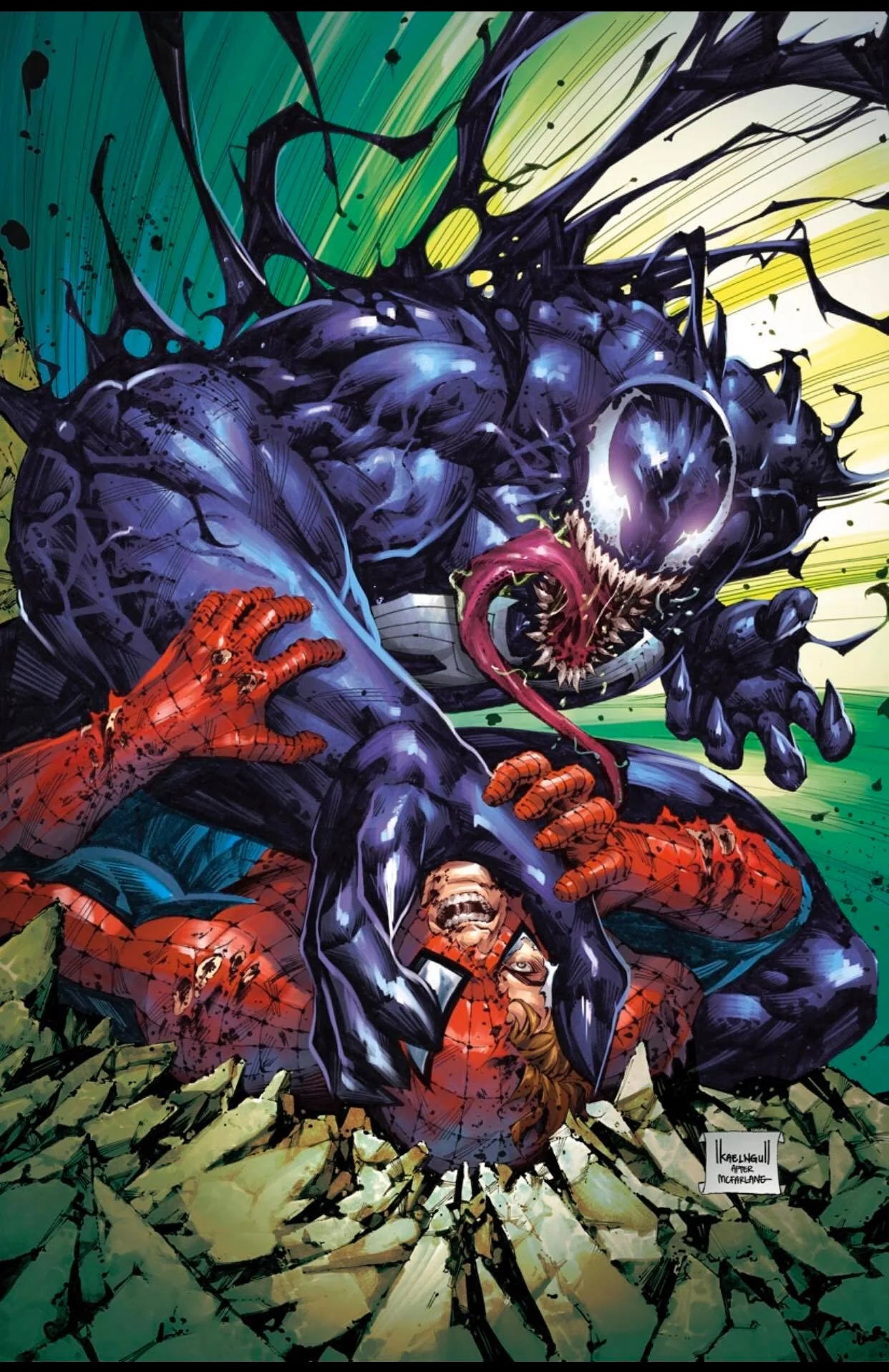 Venom [2018] #25 (Big Time Collectibles Exclusive Kael Ngu Virgin Variant)