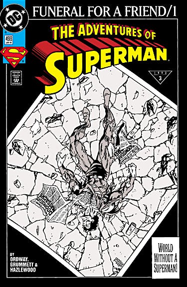 Adventures of Superman [1987] #498 (2nd Printing)
