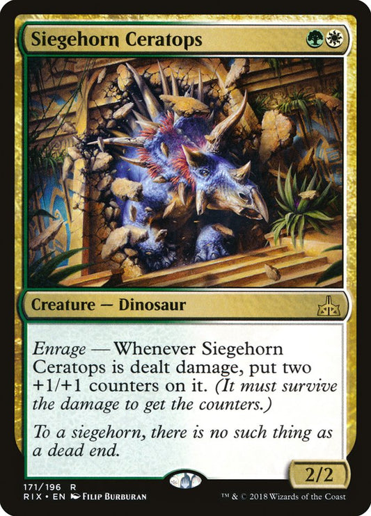 Siegehorn Ceratops (Rivals of Ixalan)