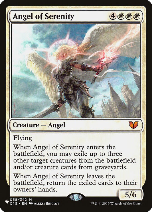 Angel of Serenity (The List)