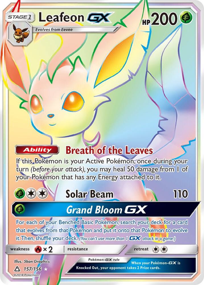 Image for Leafeon GX (Secret Rare)