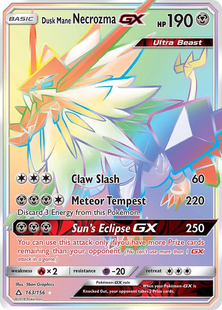 Image for Dusk Mane Necrozma GX (Secret Rare)