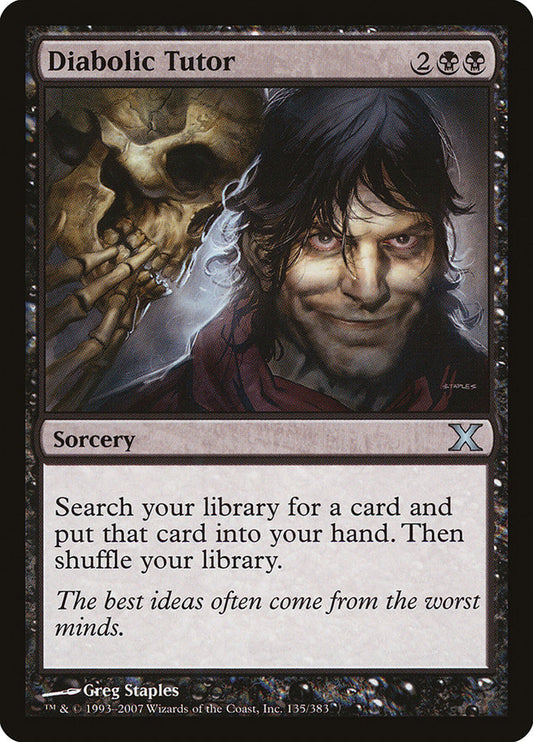 Diabolic Tutor (Tenth Edition)