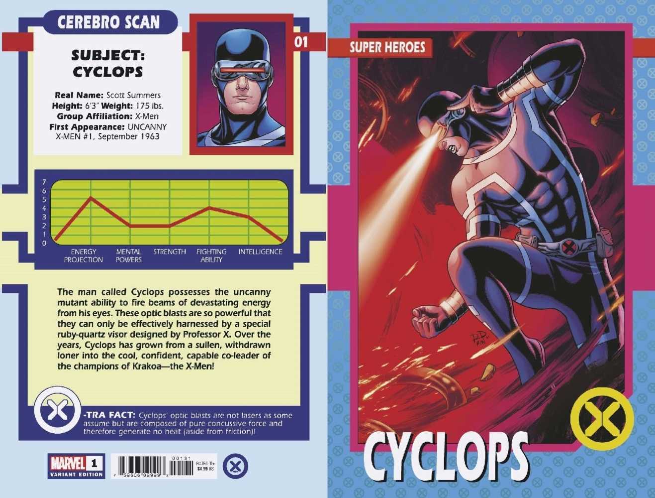 X-Men [2021] #01 (Dauterman Trading Card Variant)