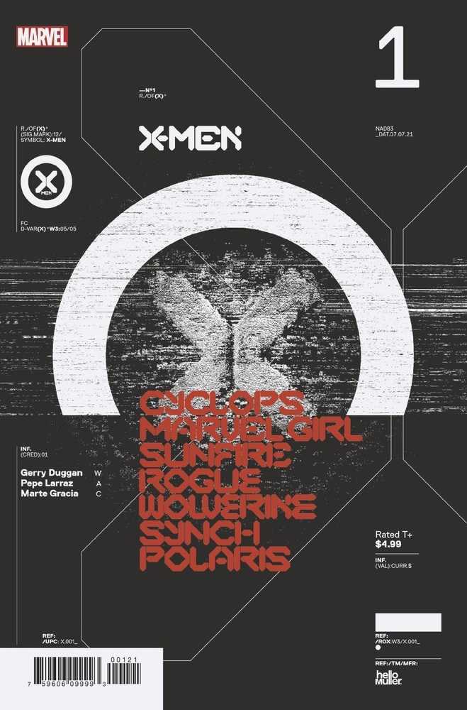 X-Men [2021] #01 (1:10 Incentive Muller Design)