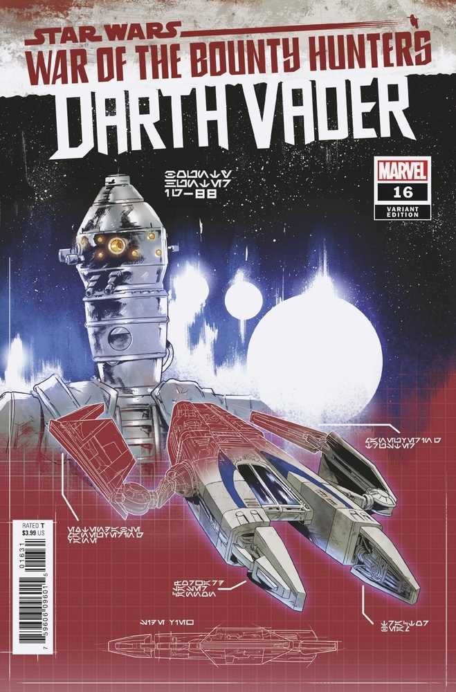 Star Wars: Darth Vader [2020] #16 (Villanelli Blueprint Variant) [WOBH]