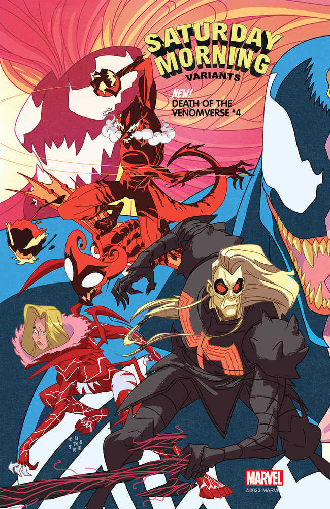 Death of the Venomverse [2023] #04 (of 5) (Sean Galloway Saturday Morning Variant)
