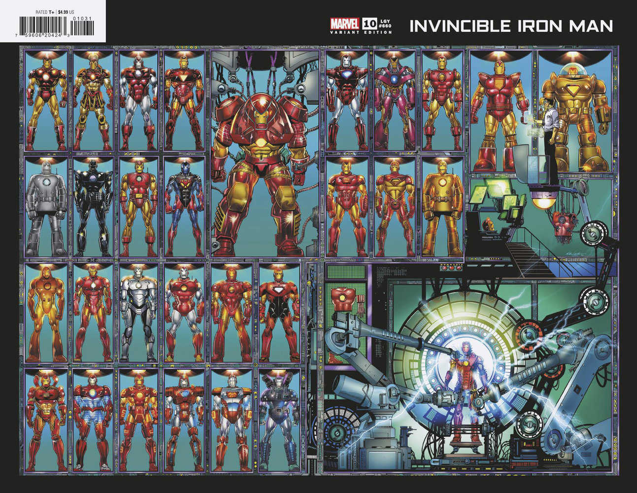 Invincible Iron Man [2023] #10 (Bob Layton Wraparound Variant) [Fall]