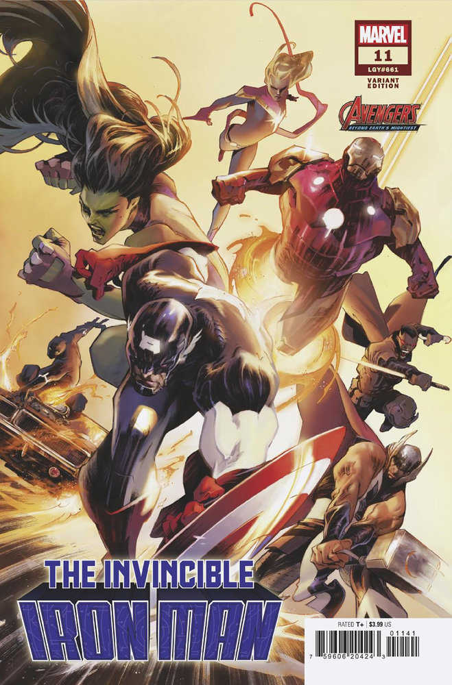 Invincible Iron Man [2023] #11 (Alex Lozano Avengers 60th Variant) [Fall]