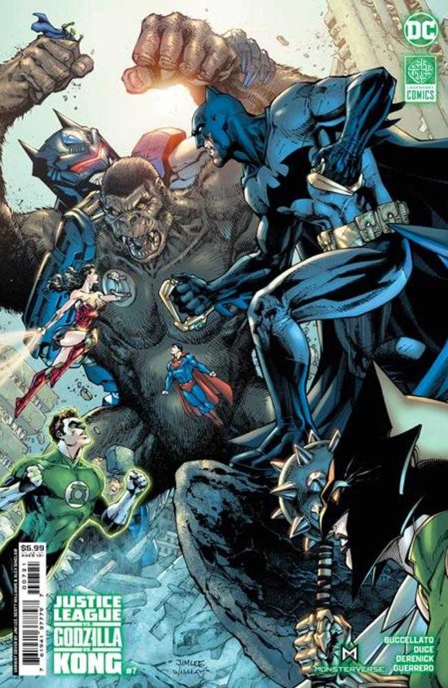 Justice League vs. Godzilla vs. Kong #7 (of 7) (Cover B Lee Card Stock Variant)