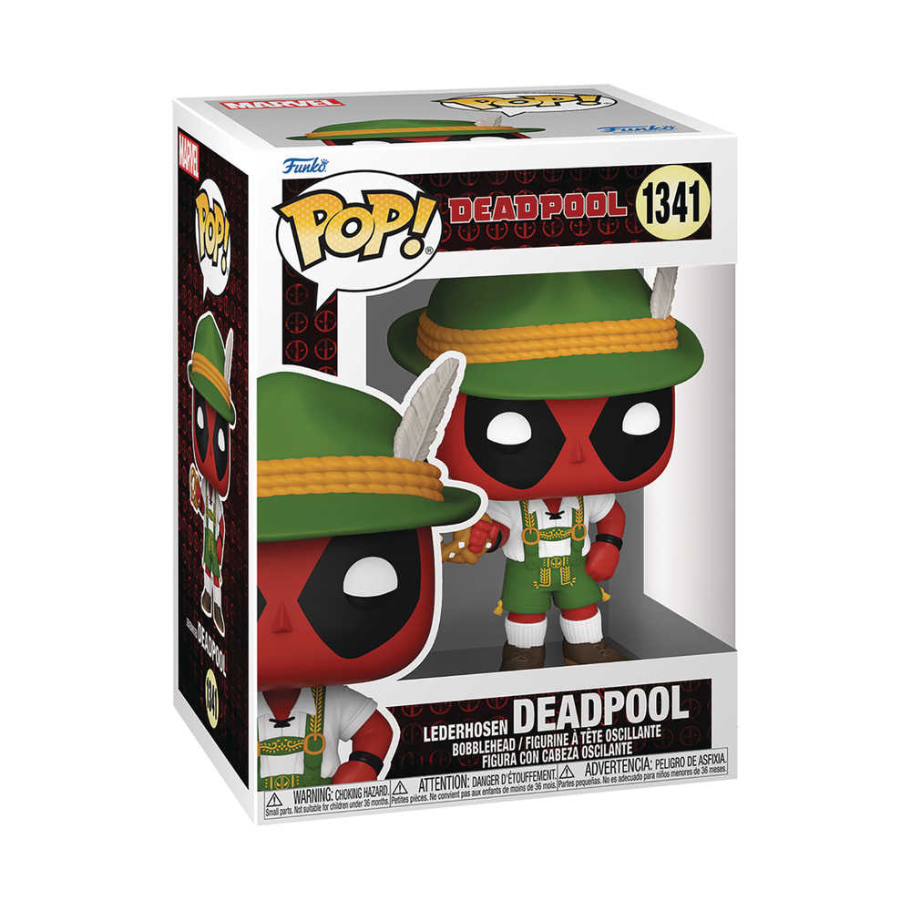 Pop Marvel Deadpool Lederhosen Vinyl Figure