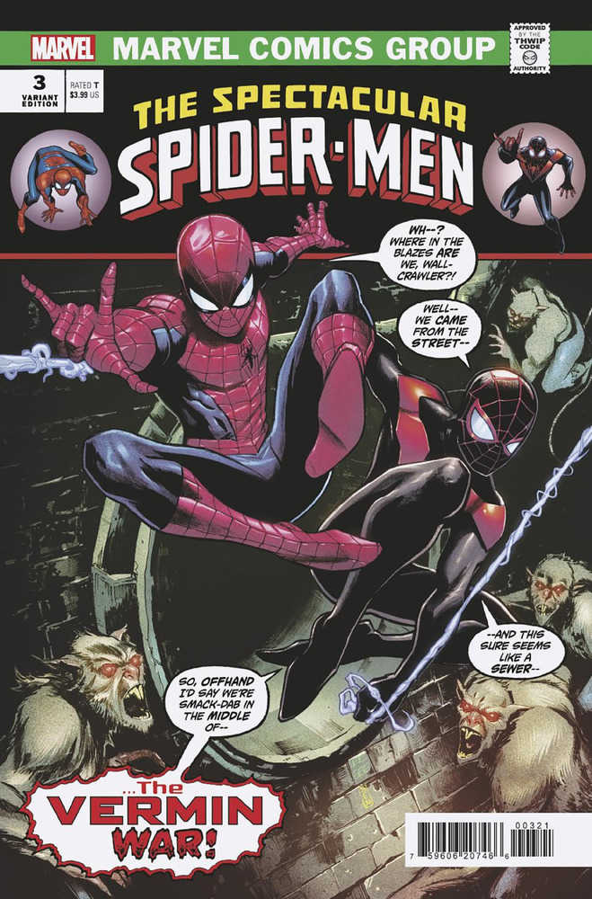 Spectacular Spider-Men #03 (Garbett Homage Variant)