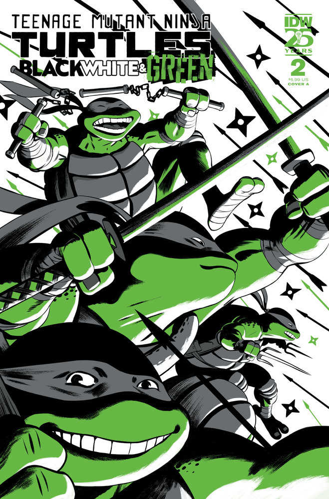 Teenage Mutant Ninja Turtles: Black, White & Green #2