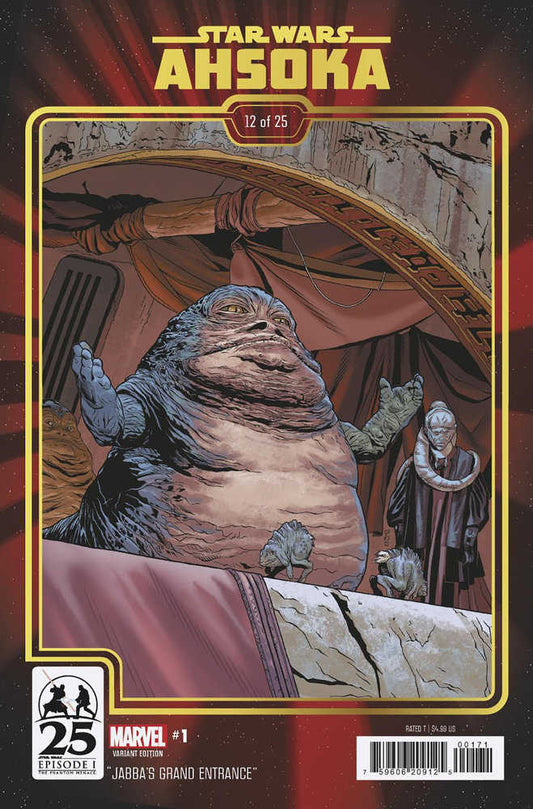 Star Wars: Ahsoka #1 (Sprouse Phantom Menace 25th Anniversary Variant)