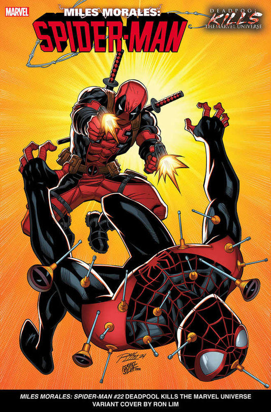 Miles Morales: Spider-Man [2023] #22 (Deadpool Kills The Marvel Universe Variant) [Blood Hunt]