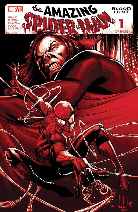 Amazing Spider-Man: Blood Hunt #1 [2nd Print] (Blood Soaked) [BH]