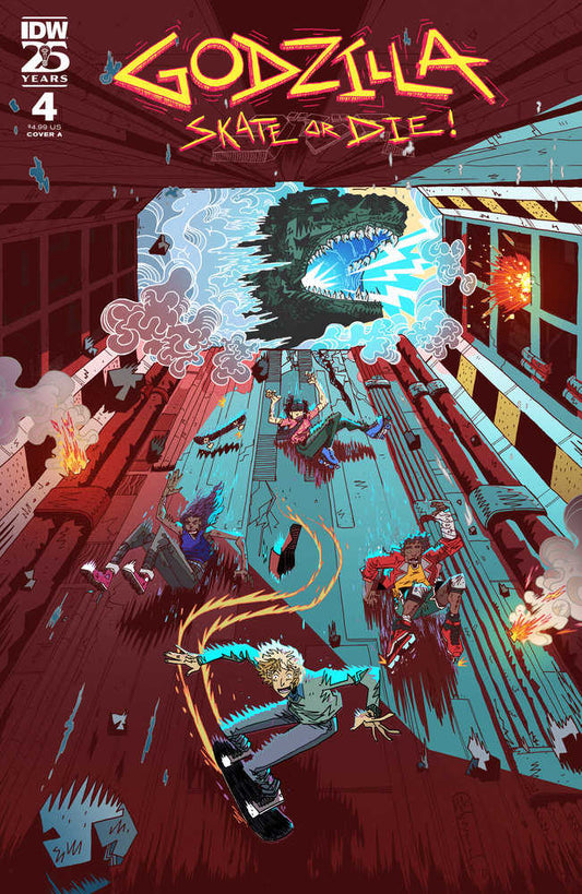 Godzilla: Skate Or Die #4 (of 5) (Cover A Joyce)