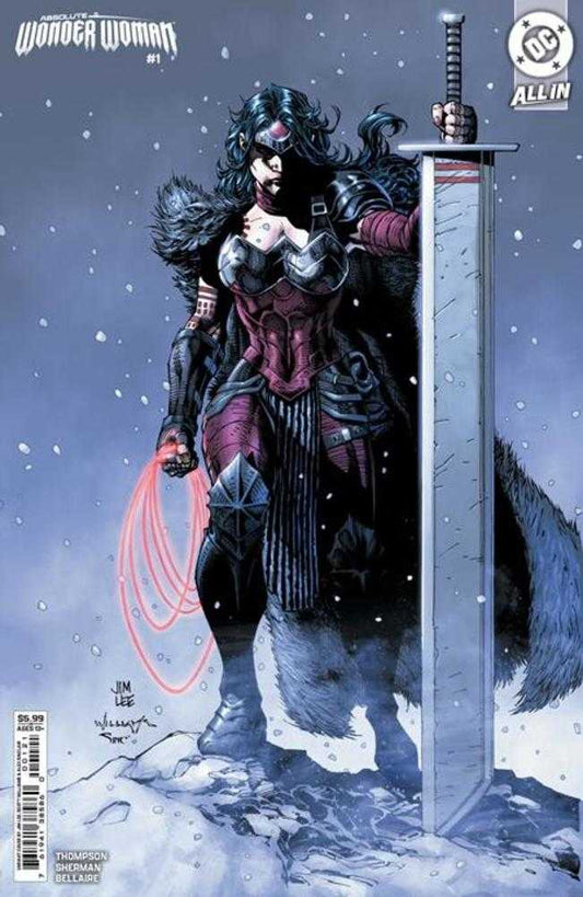 Absolute Wonder Woman #1(C) Jim Lee Card Stock Variant