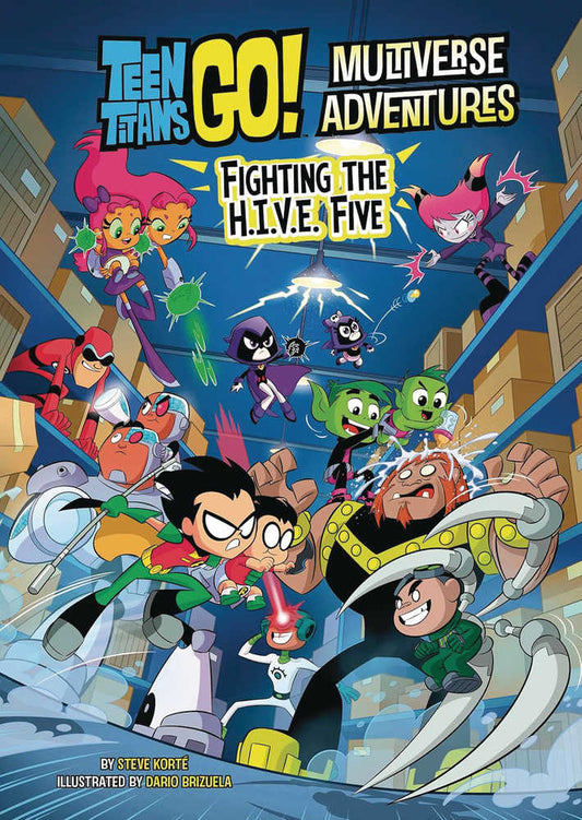 Teen Titans Go Softcover Fighting Hive Five