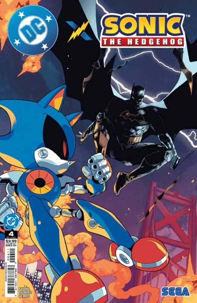 DC X Sonic The Hedgehog #4 (of 5) (Cover A Pablo M Collar)