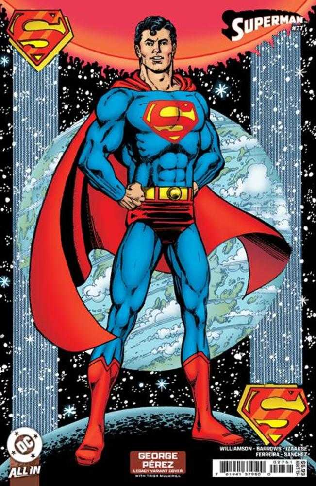 Superman [2023] #27 (Cover F George Perez Legacy Card Stock Variant)