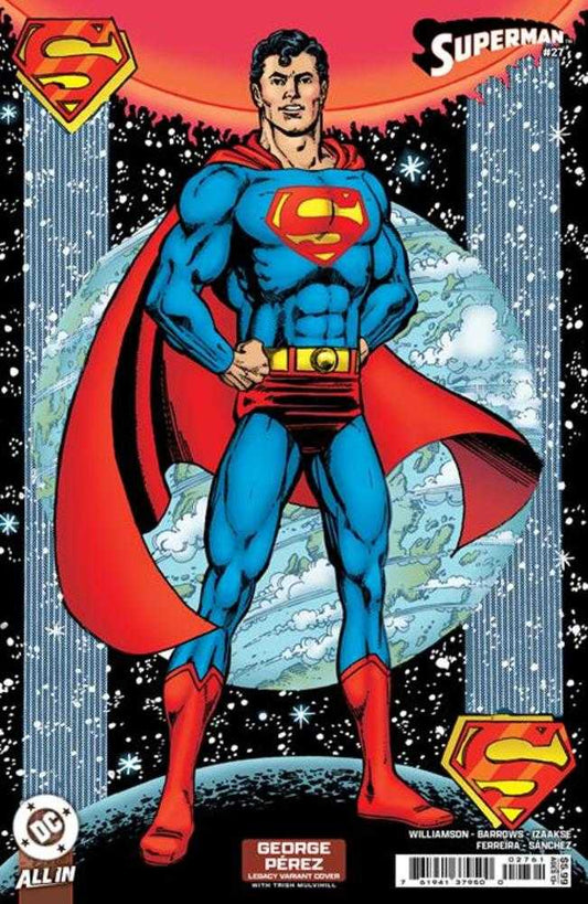Superman [2023] #27 (Cover F George Perez Legacy Card Stock Variant)