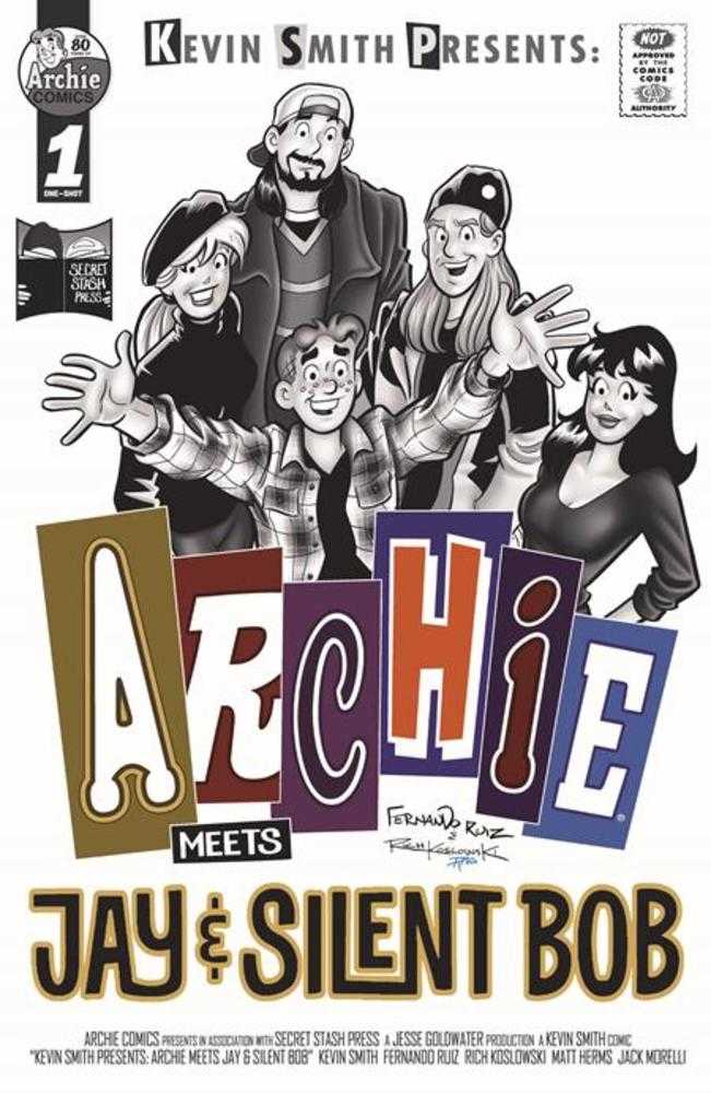 Archie Meets Jay & Silent Bob #1 (B Homage Greyscale)