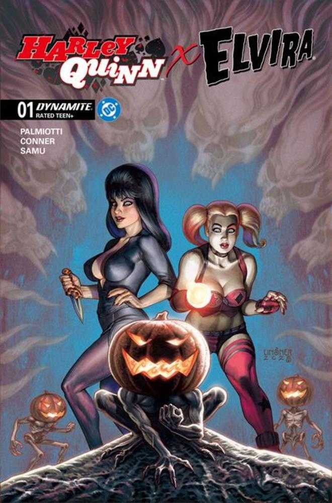Harley Quinn X Elvira #1 (Cover C Joseph Michael Linsner)