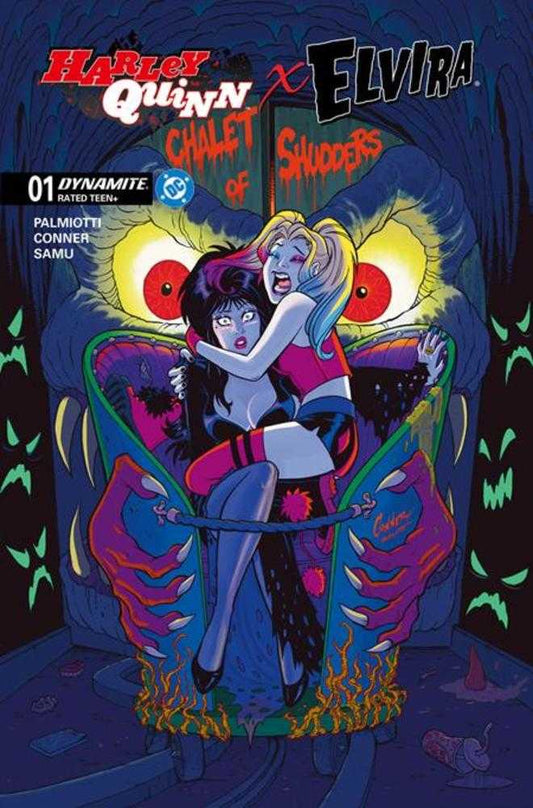Harley Quinn X Elvira #1 (Cover M 1:10 Amanda Conner Original)