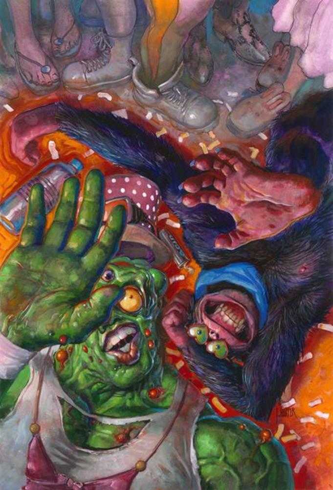 Toxie Team Up #3 (of 5) (Cover C Fred Harper Exclusive Trading Card) (Mature)