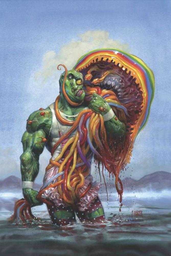 Toxic Avenger Comics #4 (Cover C Fred Harper Trading card)