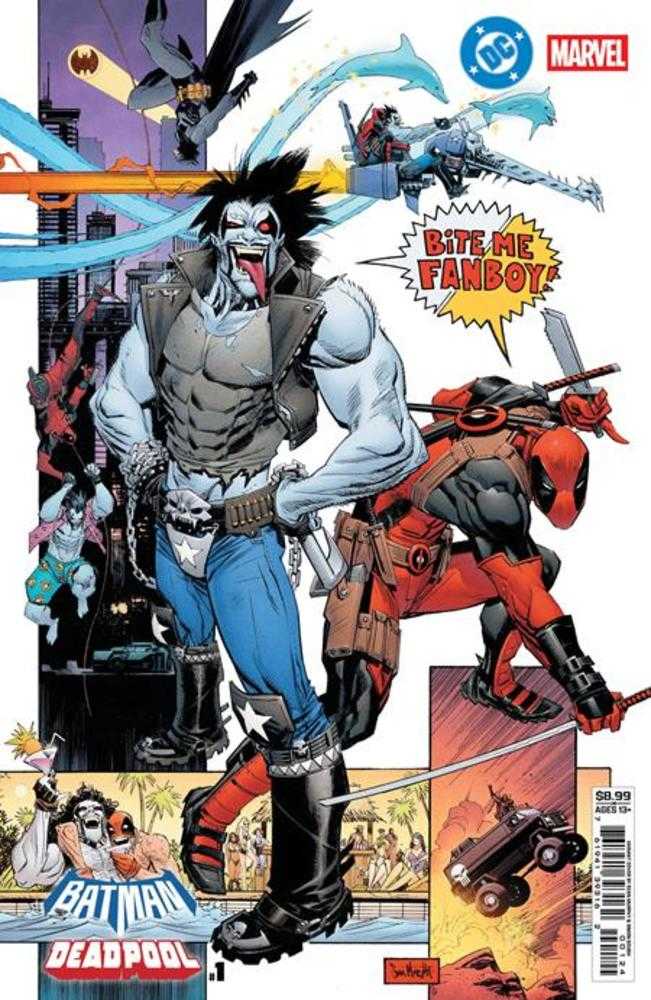 DC / Marvel: Batman / Deadpool #01 (M Murphy) [Lobo & Deadpool]