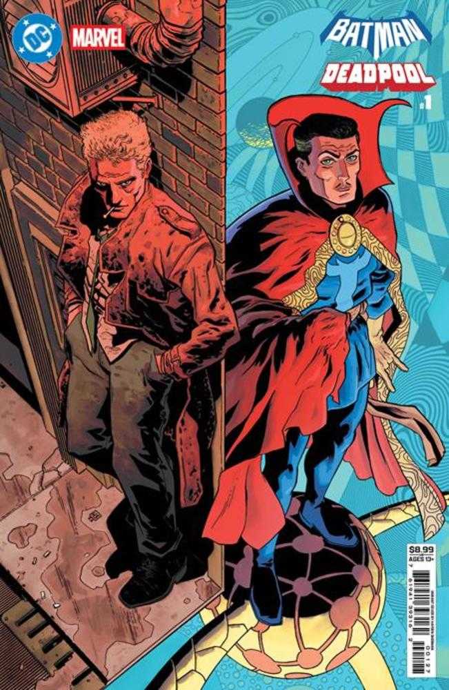 DC / Marvel: Batman / Deadpool #01 (P Sherman) [Constantine & Dr. Strange]