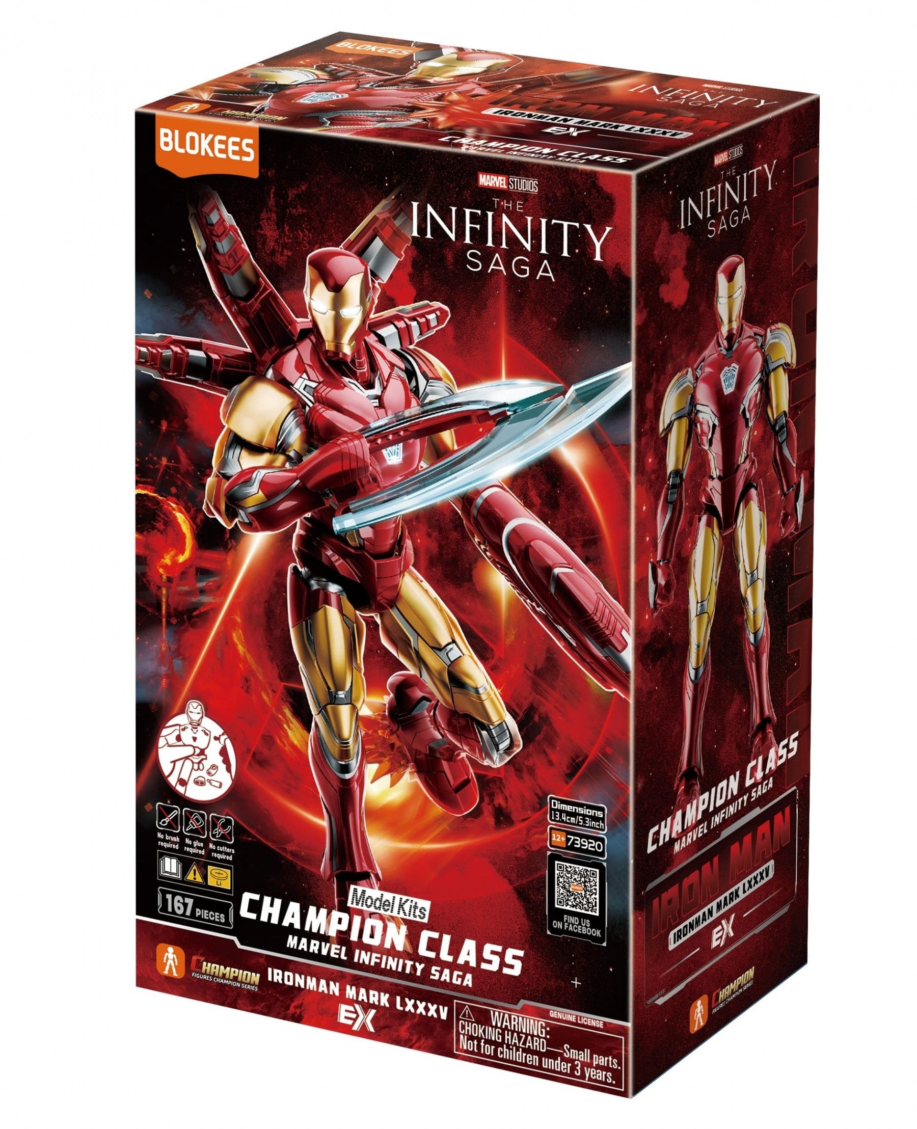 Blokees: Marvel Infinity SAGA - Champion Class 01-EX - Iron Man MK85 EX