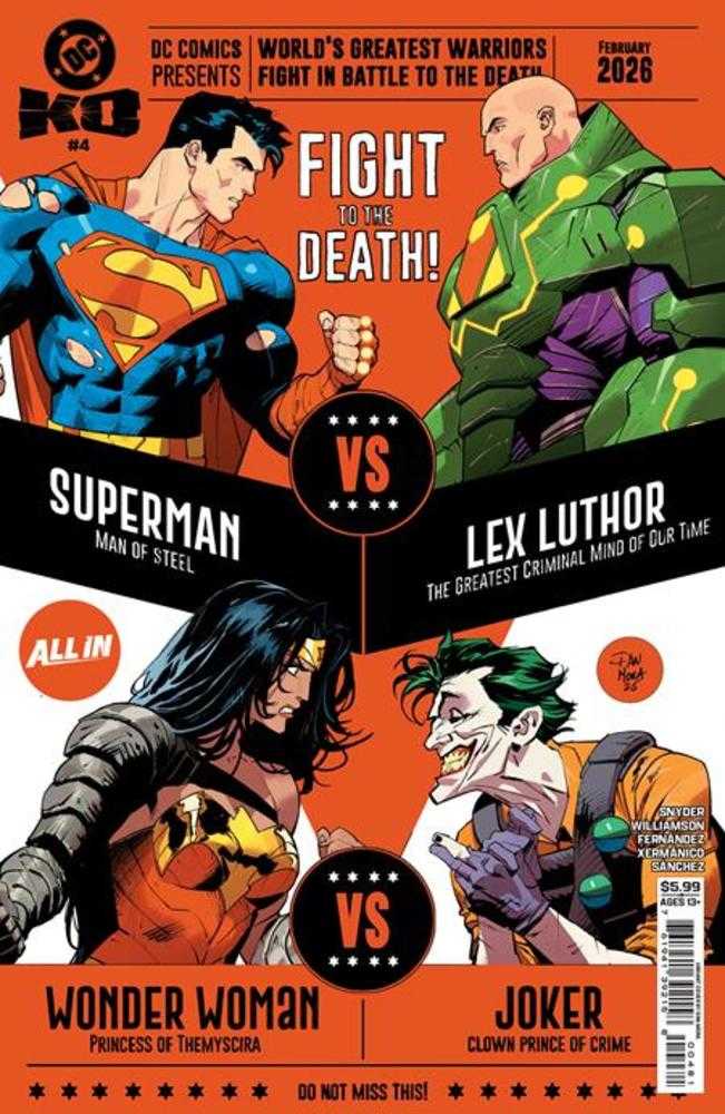 DC K.O. #04 (Of 5) (Cover G Dan Mora Bracket)