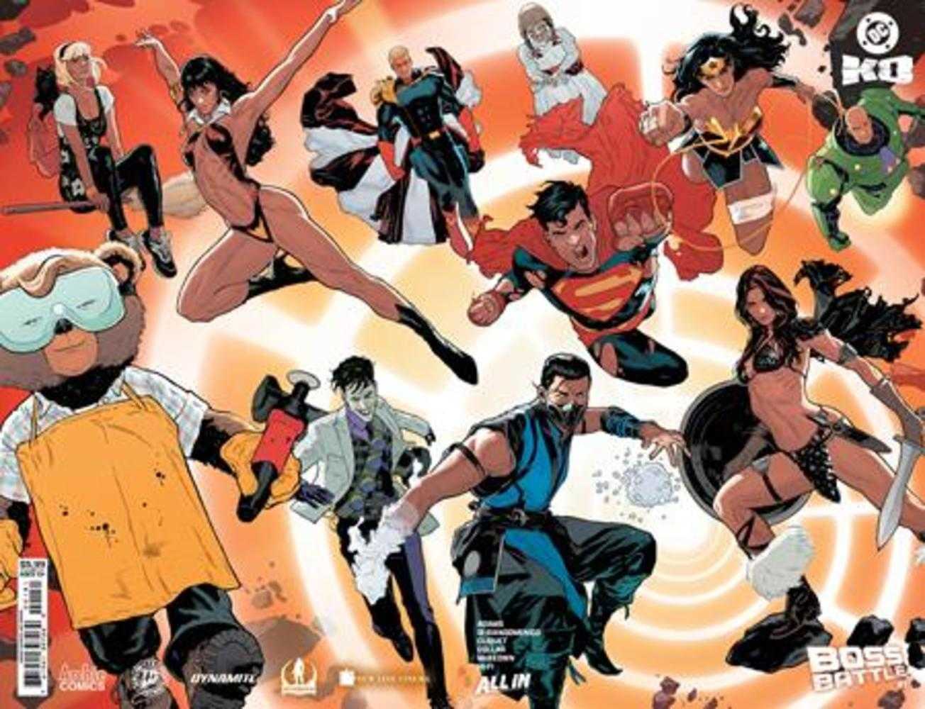 DC K.O. Boss Battle #01 (One Shot) (Cover E Jeff Spokes Wraparound)