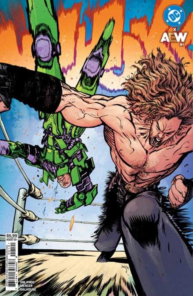 DC X Aew #01 (Of 2) (Cover B Daniel Warren Johnson)